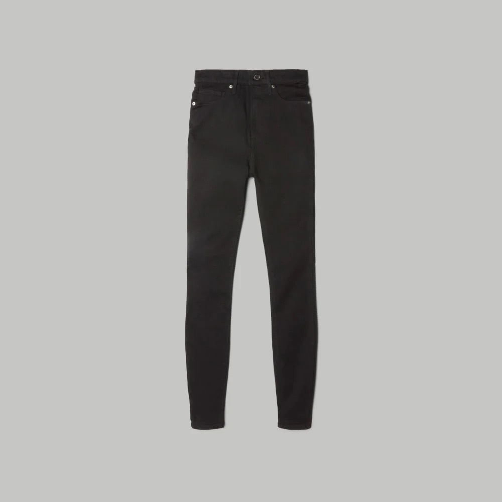 EVERLANE BLACK THE WAY-HIGH SKINNY STRETCH JEAN SIZE 31 - Picture 6 of 8